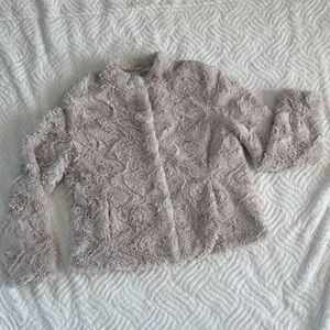 Lemon Tart Faux Fur Jacket